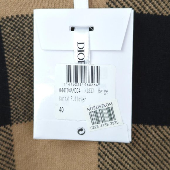 [SOLD] NWT CHRISTIAN DIOR Womens Sz 8 2-PIECE SET Cashmere Sweater Vest Cardigan - Picture 14 of 15